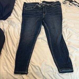 Maurices Dark Blue Skinny Jeans